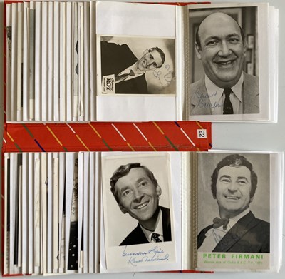 Lot 91 - AUTOGRAPHED POSTCARDS / PHOTOGRAPHS - 1960S STARS INC CARRY ON STARS.