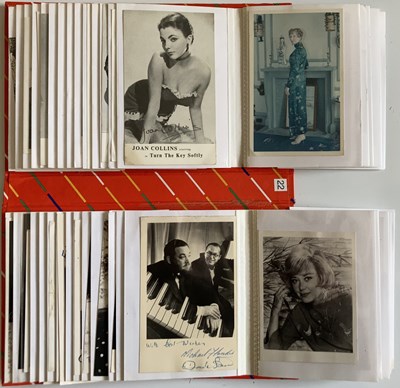 Lot 91 - AUTOGRAPHED POSTCARDS / PHOTOGRAPHS - 1960S STARS INC CARRY ON STARS.