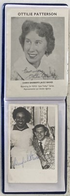 Lot 92 - ALBUM WITH AUTOGRAPHED POSTCARDS AND PHOTOGRAPHS - RICHARD ATTENBOROUGH / SHIRLEY BASSEY.