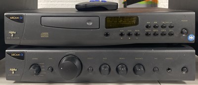 Lot 25 - ARCAM ALPHA 8 SEPARATES & REGA ELA FLOORSTANDING SPEAKERS.