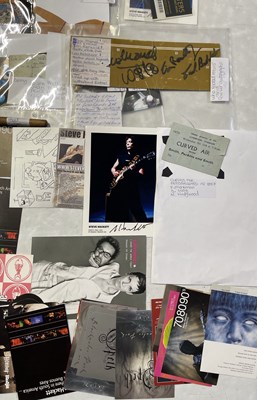 Lot 58 - ROCK / POP AND PROG MEMORABILIA INC STEVE HACKETT / KING CRIMSON SIGNED ITEMS.