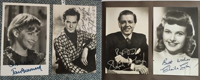 Lot 96 - AUTOGRAPHED PHOTOS - DORA BRYAN / ELISABETH WELCH.