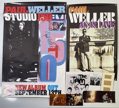 Lot 417 - THE JAM - SIGNED ITEMS COLLECTION.