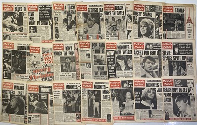 Lot 114 - MELODY MAKER - 1966 - 1969 COLLECTION.