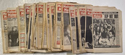 Lot 115 - MELODY MAKER - 1971 - 1973 COLLECTION.
