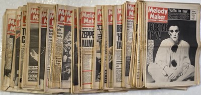 Lot 116 - MELODY MAKER - 1974 COLLECTION.