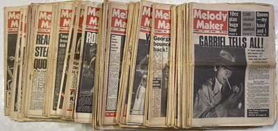 Lot 117 - MELODY MAKER - 1975 COLLECTION.