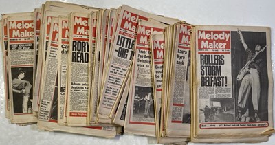 Lot 118 - MELODY MAKER - 1976 COLLECTION.