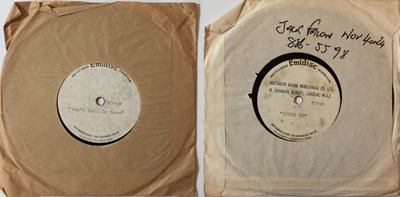 Lot 145 - NORTHERN SOUL/R&B/MOD 'DANCER' EMIDISC 7" ACETATES - UNKNOWN RELEASES