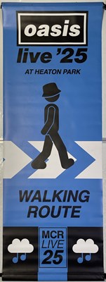 Lot 455 - OASIS - HEATON PARK 2025 - LARGE VINYL BANNER SIGN.