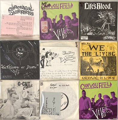 Lot 327 - HARDCORE/PSYCHOBILLY/GARAGE - 7" COLLECTION