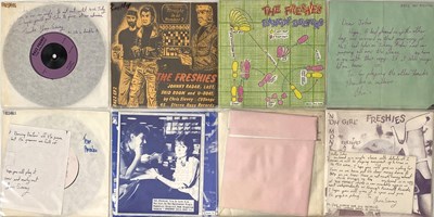 Lot 341 - THE FRESHIES - 7" COLLECTION (WITH LETTERS FROM CHRIS SIEVEY)