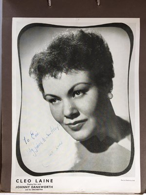 Lot 112 - AUTOGRAPHED PHOTOS - LARGE FORMAT - 1950S STARS.