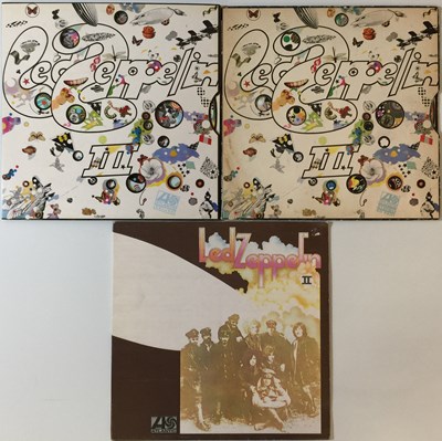 Lot 169 - LED ZEPPELIN - PLUM ATLANTIC UK LPs