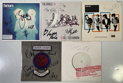 Lot 267 - SIGNED SINGLES - ELVIS COSTELLO / FUTUREHEADS.
