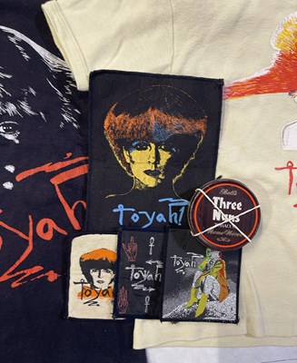 Lot 82 - TOYAH - MEMORABILIA COLLECTION INC T-SHIRTS.