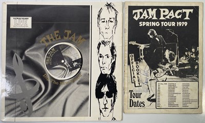Lot 423 - THE JAM - MULTI SIGNED 1979 TOUR PROGRAMME.