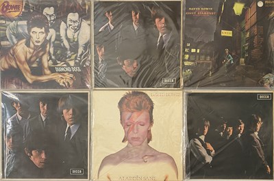Lot 821 - UK ROCK LEGENDS - ROLLING STONES / DAVID BOWIE - LP COLLECTION