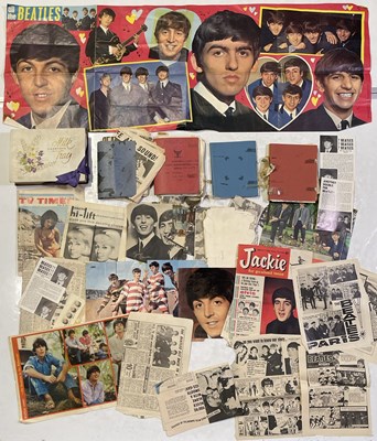 Lot 388 - THE BEATLES - SCRAPBOOKS AND CUTTINGS.
