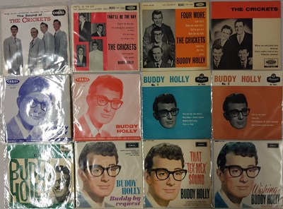 Lot 835 - BUDDY HOLLY & CRICKETS - 7" / EP COLLECTION