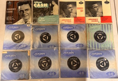 Lot 847 - JOHNNY CASH - UK 7" PACK