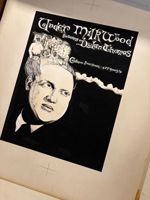 Lot 61 - ORIGINAL LP ARTWORK - DESIGNS / HAND DRAWN SKETCHES AND MORE.