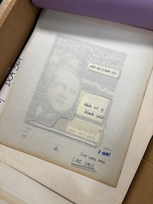 Lot 61 - ORIGINAL LP ARTWORK - DESIGNS / HAND DRAWN SKETCHES AND MORE.