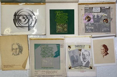 Lot 62 - ORIGINAL LP ARTWORK - DESIGNS / HAND DRAWN SKETCHES AND MORE.