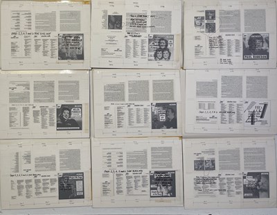 Lot 63 - ORIGINAL LP ARTWORK - DESIGNS / HAND DRAWN SKETCHES AND MORE.