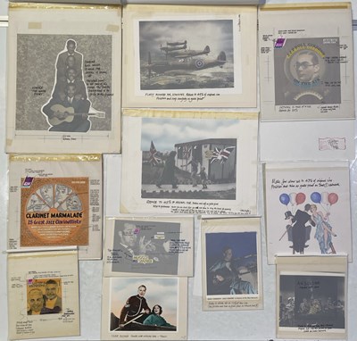 Lot 65 - ORIGINAL LP ARTWORK - DESIGNS / HAND DRAWN SKETCHES AND MORE.