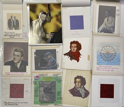 Lot 66 - ORIGINAL LP ARTWORK - DESIGNS / HAND DRAWN SKETCHES AND MORE.