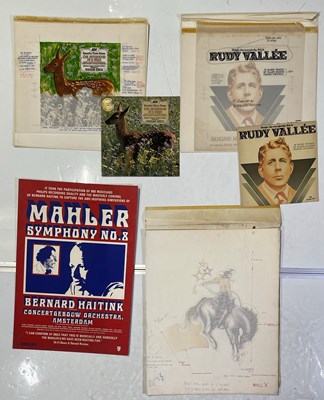 Lot 71 - ORIGINAL LP ARTWORK - DESIGNS / HAND DRAWN SKETCHES AND MORE.