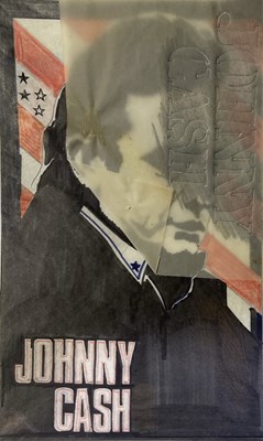 Lot 75 - ORIGINAL LP ARTWORK - DESIGNS / HAND DRAWN SKETCHES AND MORE INC PRETTY THINGS / JOHNNY CASH.