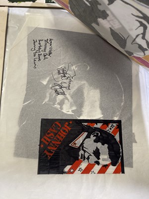 Lot 75 - ORIGINAL LP ARTWORK - DESIGNS / HAND DRAWN SKETCHES AND MORE INC PRETTY THINGS / JOHNNY CASH.