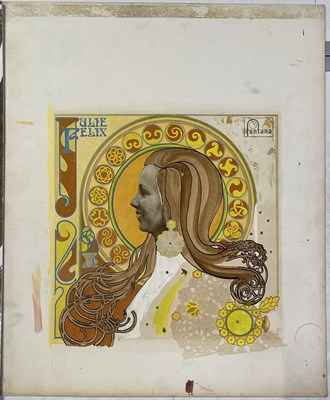 Lot 76 - LP ARTWORK INC ORIGINAL JULIE FELIX DESIGNS.