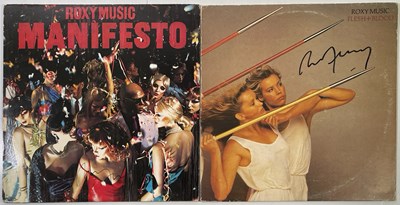 Lot 288 - ROXY MUSIC - TWO BRYAN FERRY SIGNED LPS.
