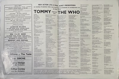 Lot 142 - JANIS JOPLIN / JEFFERSON AIRPLANE / FRANK ZAPPA - RARE DUTCH PROGRAMMES/TICKETS ETC.