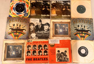 Lot 896 - THE BEATLES – 7” / EPs (INC RARITIES / OVERSEAS) COLLECTION