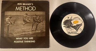Lot 900 - PETER BRANDT’S METHOD – WHAT YOU ARE C/W POSITIVE THINKING 7” (EGG 005)