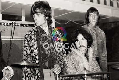 Lot 536 - PINK FLOYD / SYD BARRETT - 1967 STOCKHOLM CONCERT PHOTOS WITH COPYRIGHT AND LARGE QTY SIGNED PRINTS.