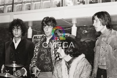 Lot 536 - PINK FLOYD / SYD BARRETT - 1967 STOCKHOLM CONCERT PHOTOS WITH COPYRIGHT AND LARGE QTY SIGNED PRINTS.