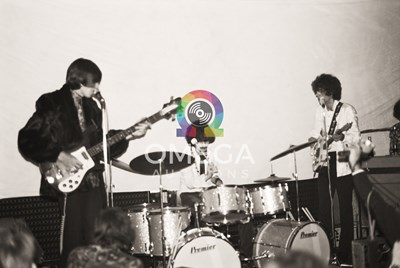 Lot 536 - PINK FLOYD / SYD BARRETT - 1967 STOCKHOLM CONCERT PHOTOS WITH COPYRIGHT AND LARGE QTY SIGNED PRINTS.