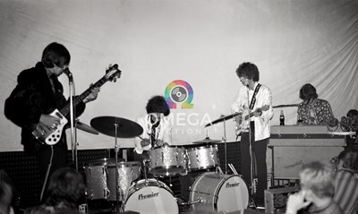 Lot 536 - PINK FLOYD / SYD BARRETT - 1967 STOCKHOLM CONCERT PHOTOS WITH COPYRIGHT AND LARGE QTY SIGNED PRINTS.