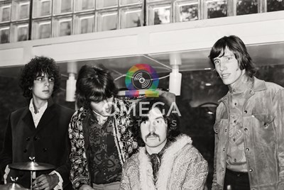 Lot 536 - PINK FLOYD / SYD BARRETT - 1967 STOCKHOLM CONCERT PHOTOS WITH COPYRIGHT AND LARGE QTY SIGNED PRINTS.