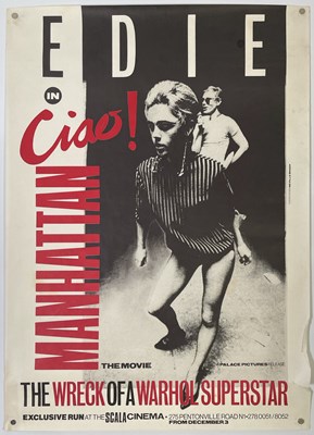 Lot 230 - ANDY WARHOL - CIAO MANHATTAN! LONDON SCALA POSTER.