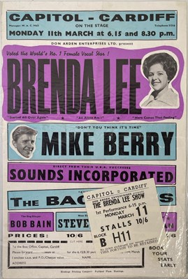 Lot 143 - 1960S CONCERT MEMORABILIA - POSTERS, HANDBILLS AND MORE.