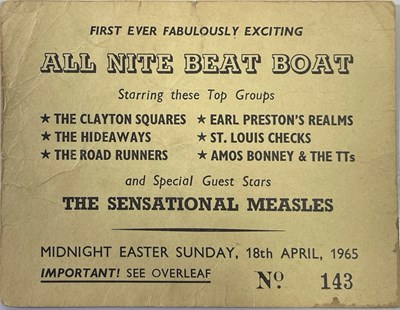 Lot 143 - 1960S CONCERT MEMORABILIA - POSTERS, HANDBILLS AND MORE.
