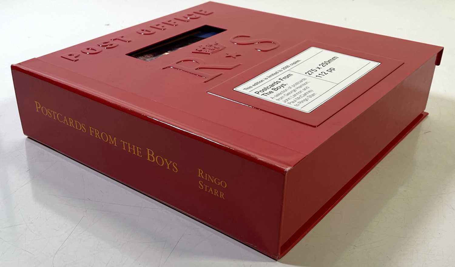 Lot 127 - THE BEATLES - GENESIS PUBLICATIONS - POSTCARDS FROM THE BOYS - RINGO STARR SIGNED BOOK.