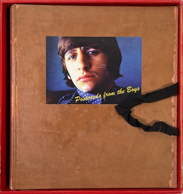 Lot 127 - THE BEATLES - GENESIS PUBLICATIONS - POSTCARDS FROM THE BOYS - RINGO STARR SIGNED BOOK.