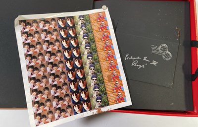Lot 127 - THE BEATLES - GENESIS PUBLICATIONS - POSTCARDS FROM THE BOYS - RINGO STARR SIGNED BOOK.